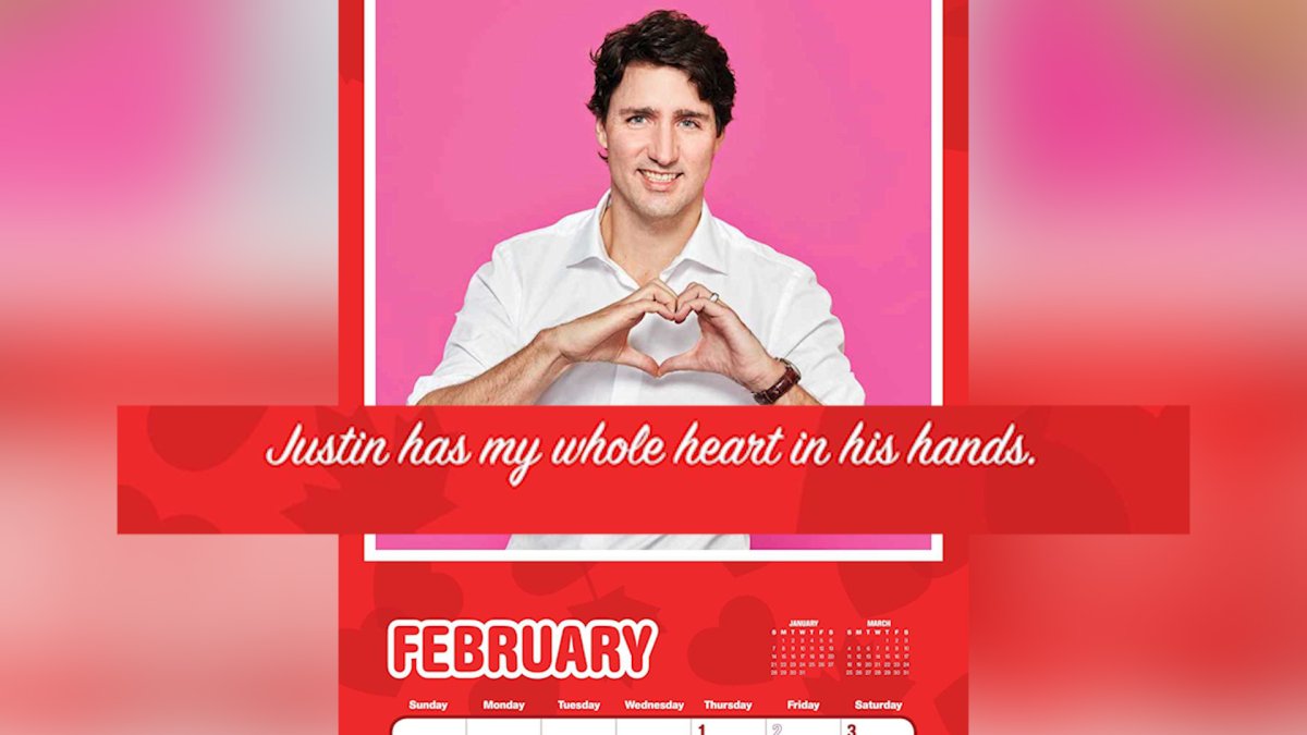 ‘Justin Trudeau, My Canadian Boyfriend’ calendar divides opinion