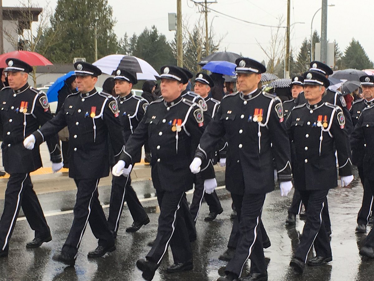 In pictures: Emotional memorial for fallen Abbotsford officer John Davidson - image