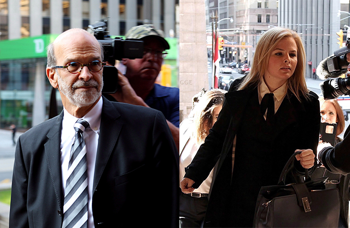 David Livingston (left), former chief of staff to former premier Dalton McGuinty has been found guilty of destroying politically sensitive documents. Livingston’s deputy, Laura Miller, (right), was also charged in the case and was found not guilty.