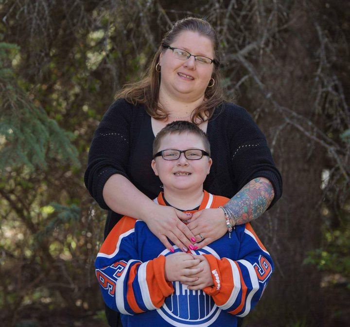 Lisa Connolly and her son, Jessy.