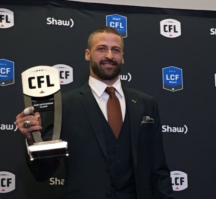 Mike Reilly is the CFL's most outstanding player.