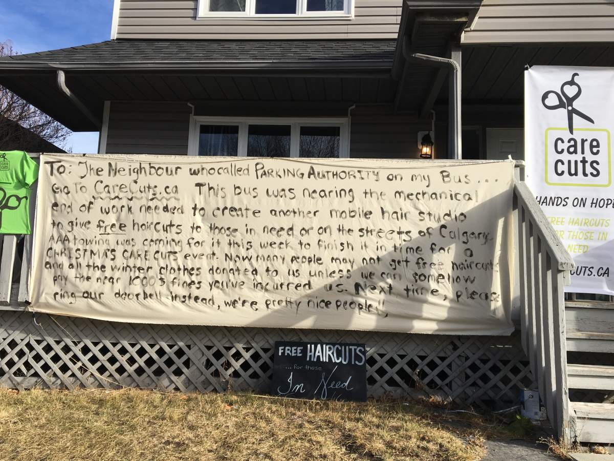 “Next time please ring our door bell, we’re pretty nice people,” part of the message read.