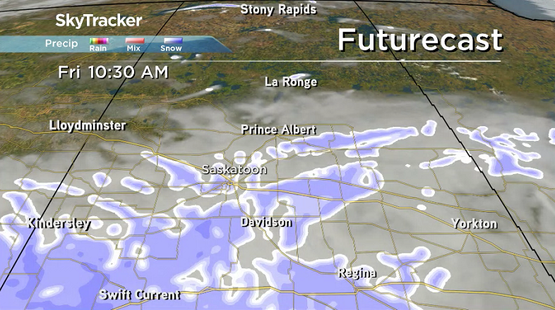 More snow is on the way to finish the week on Friday for Saskatoon.