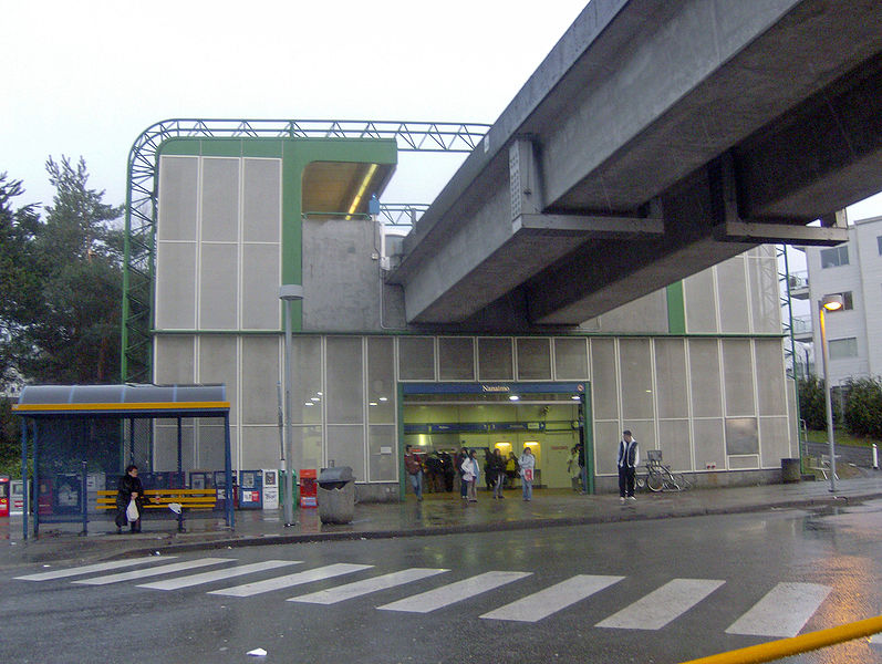 Nanaimo SkyTrain station in East Vancouver.