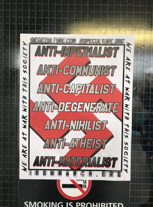 Two days prior, Nazi images were found drawn on a blackboard in one of the university’s classrooms.