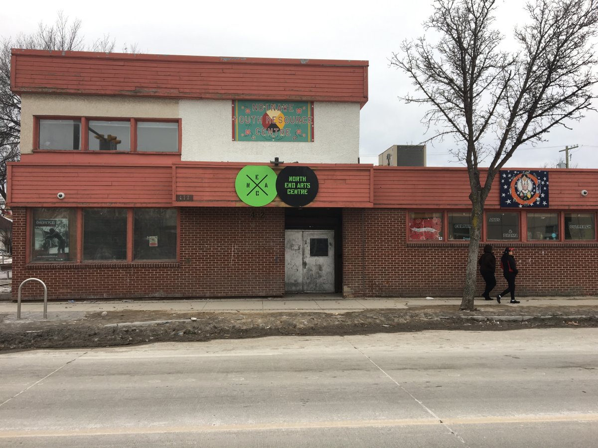 Ndinawe youth Resource Centre on Selkirk Avenue was the scene of an assault with a weapon on Monday. 