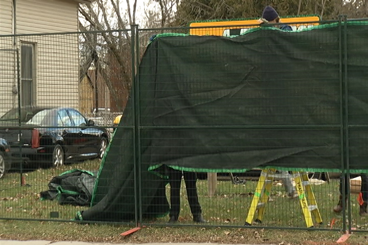 Crews are setting up in Omemee in what is highly rumoured to be a live Neil Young concert on Dec. 1.