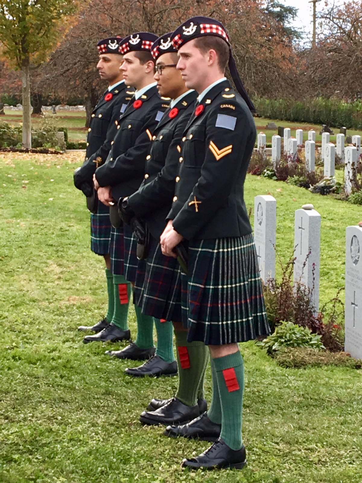 Vancouver students place poppies on veterans’ graves to make sure no stone is left alone - image