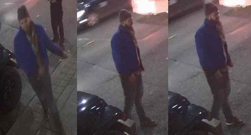 Toronto police are searching for this man in connection with an assault of a parking officer on Saturday.