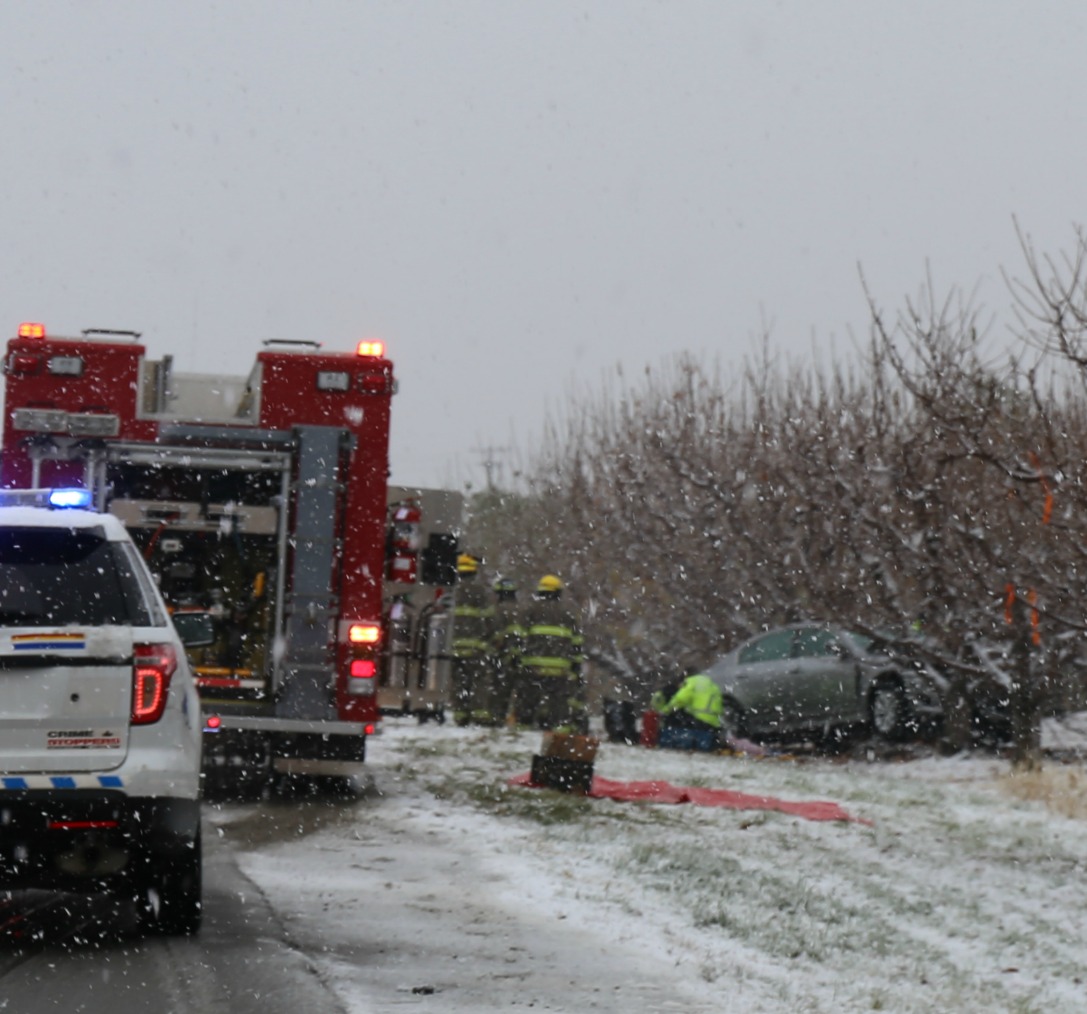 A woman died following an accident on Hwy 97 at Road 18 in Oliver Nov 9. 