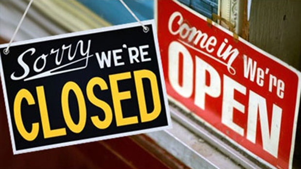 Find out what is open and closed in Toronto.