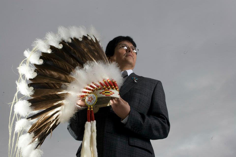 Osoyoos Indian Band Chief Clarence Louie.