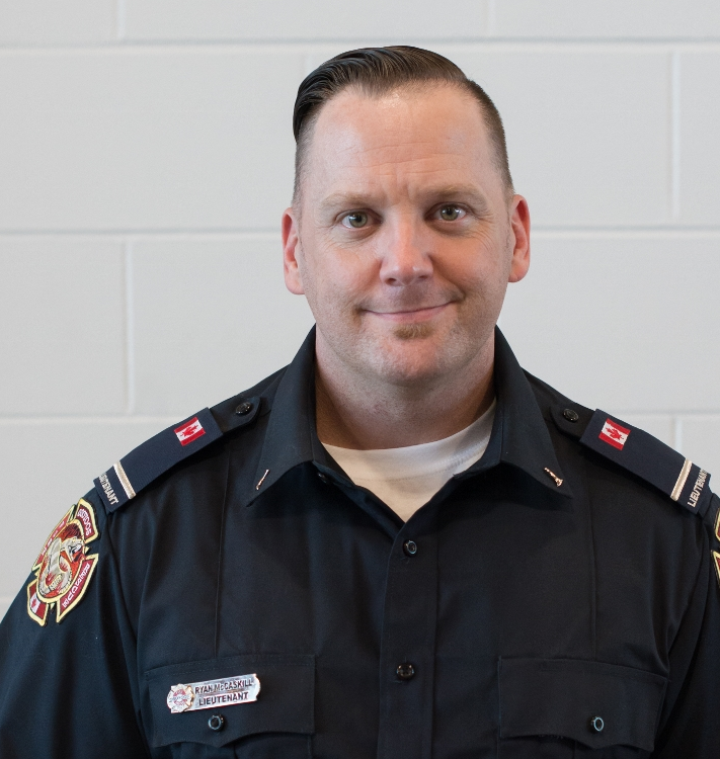 Osoyoos fire chief Ryan McCaskill .