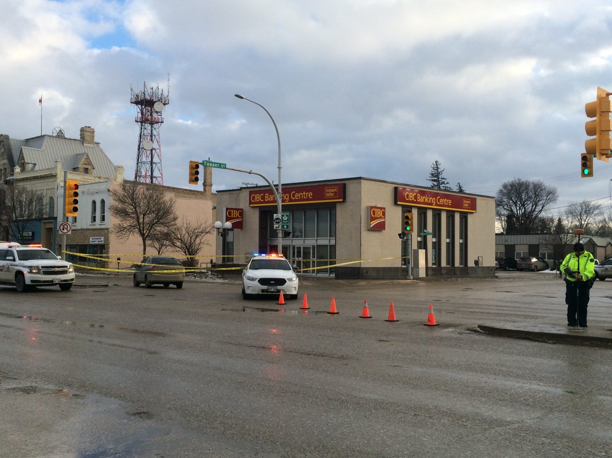A crash between 1 St and Royal Road on Saskatchewan Avenue seriously injured a pedestrian Friday.