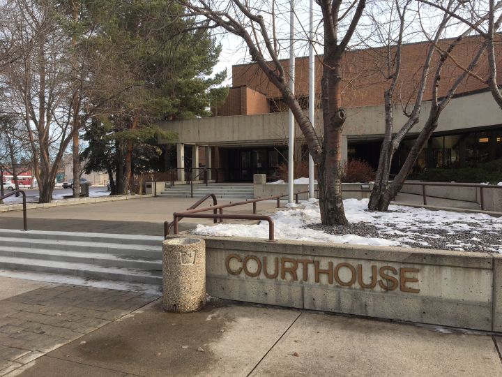A file photo of the Red Deer Courthouse.