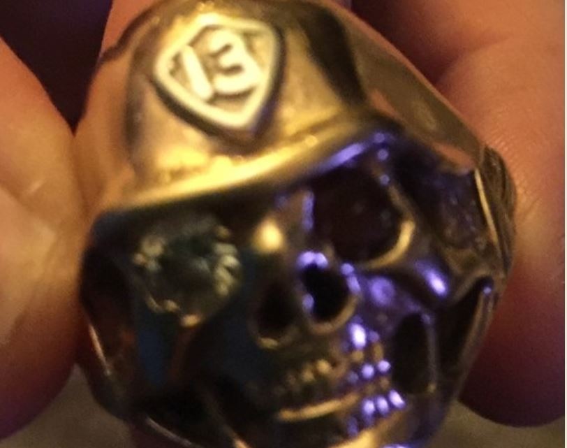 A Kelowna teenager was robbed at knife-point of his distinctive, gold ring Monday evening.