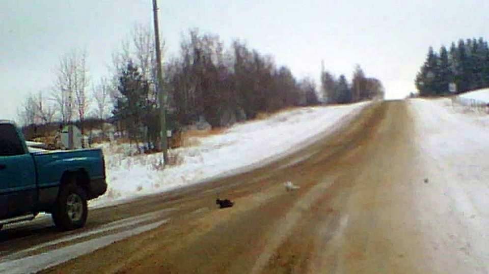 Rodney Day posted these photos from his vehicle’s dashcam to Facebook on Wednesday, Nov. 15, 2017.