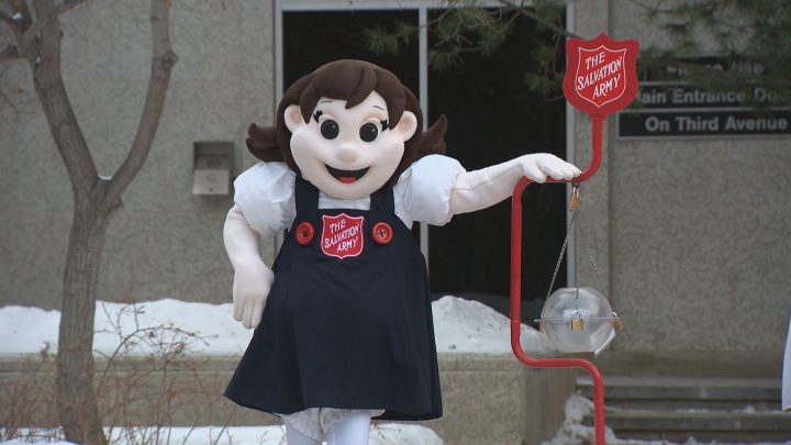 Salvation Army officials hope to raise $300,000 in Saskatoon from Nov. 16 to Dec. 24 during the kettle campaign.