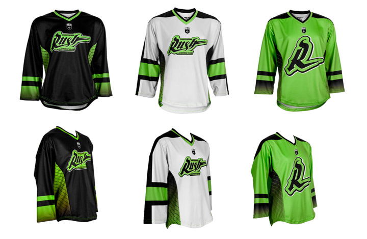 The Saskatchewan Rush will have three new jerseys for the upcoming National Lacrosse League season.