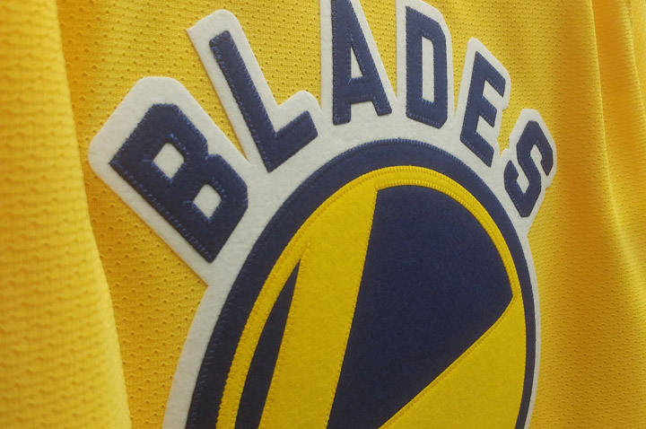 A Saskatoon Blades jersey.