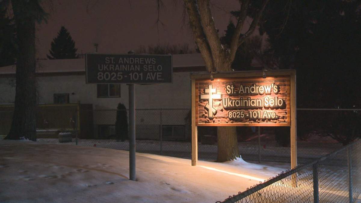 A person was found dead after a fire at the St. Andrew’s Ukrainian Selo senior’s home at 8025 – 101 Ave. in east Edmonton Thursday night. Nov. 9, 2017.