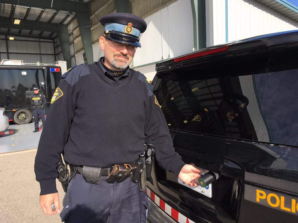 The longer the glue cools off, the harder it is to pull the tag from the vehicle said Shawn Kivell, a traffic sergeant with the OPP’s London highway safety division.