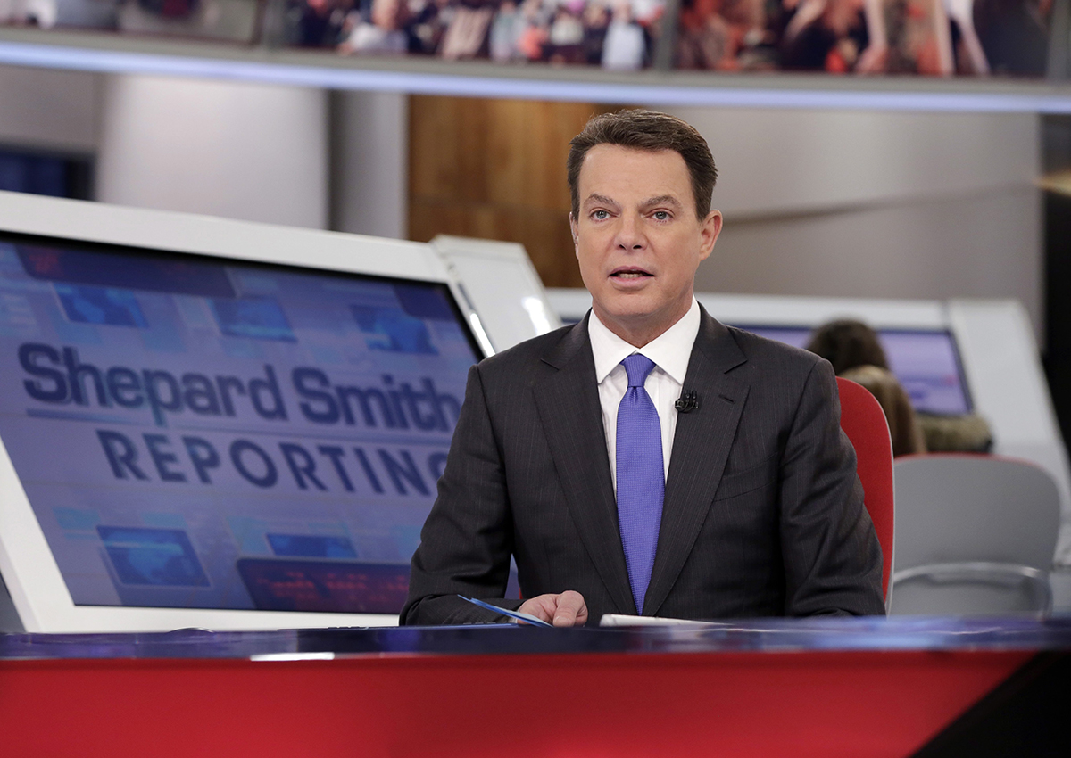 Fox News Channel anchor Shepard Smith.