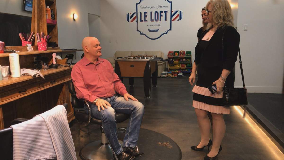 Anthony Peterka and Donna Porter at Le Loft in Vaudreuil-Dorion, Wednesday, November 1, 2017.