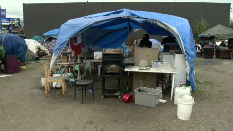 ‘Sugar Mountain’ tent city residents say they have no heat or water - image