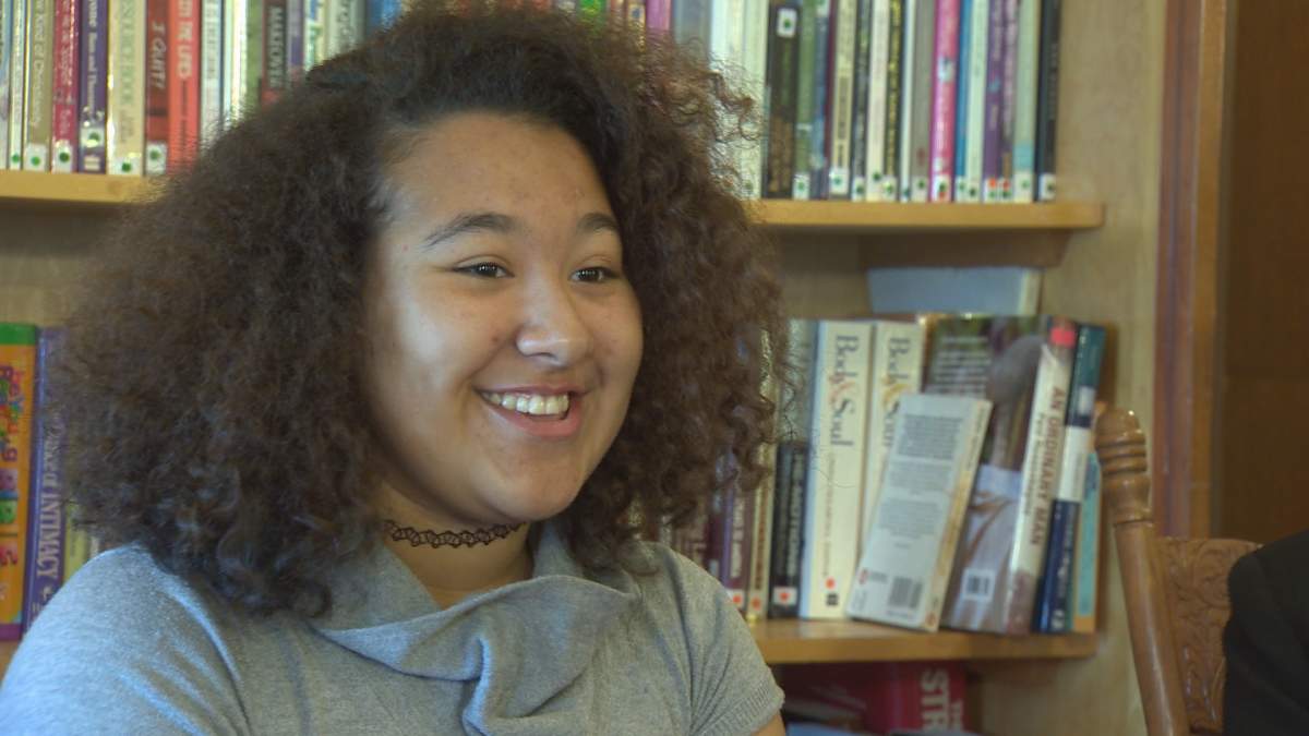 Tanamya Brooks, 13, is one of 14 girls heading to Ottawa to “claim their space” on Parliament Hill and tell parliamentarians about their experiences and the history of East Preston.