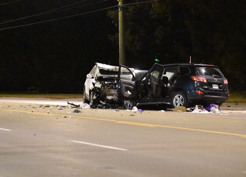 A 10-year-old girl has died after a two-vehicle crash in Ajax Monday afternoon.