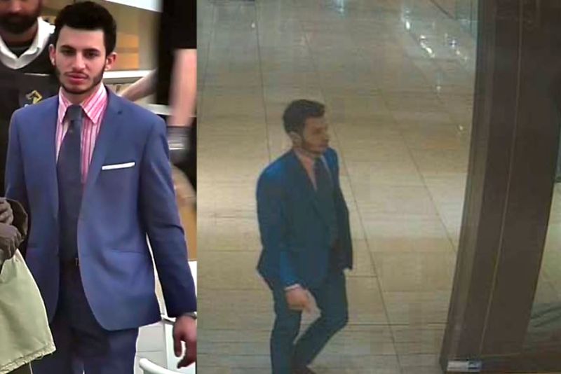 Calgary police allege this man ran out of the Birks jewelry store in TD Square with a Rolex watch on Monday, Nov. 13, 2017. 