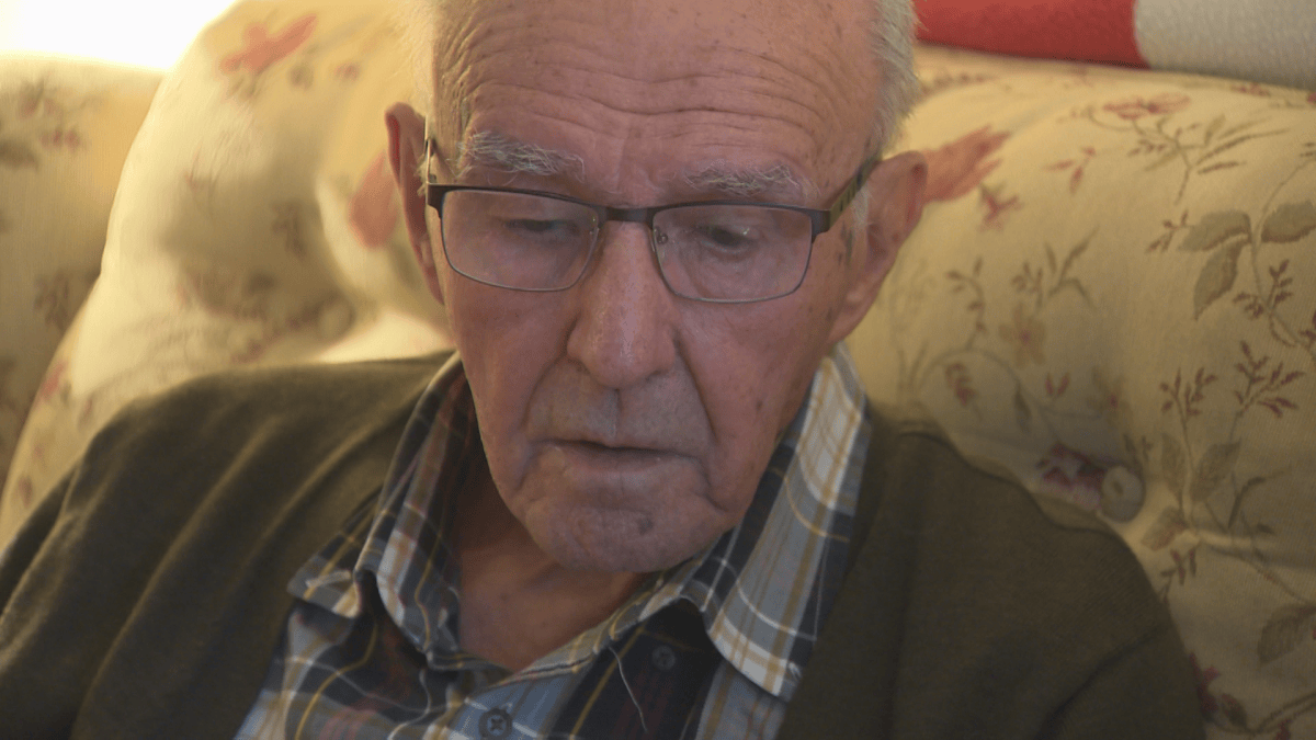 Stu Vallieres, a World War II veteran, reflects on his life as Remembrance Day approaches, Thursday, Nov. 2, 2017.