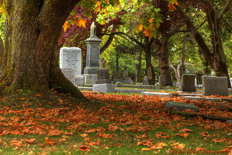 Ross Bay Cemetery in Victoria.