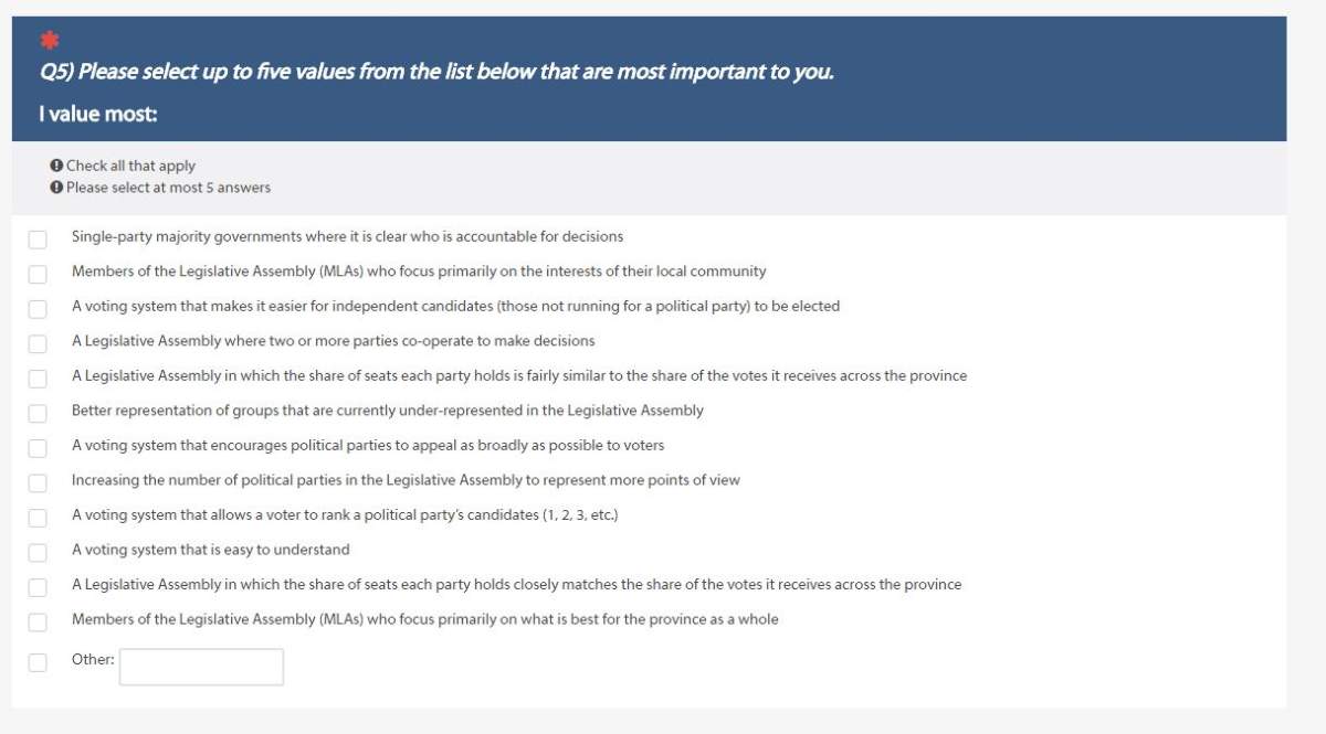 Public asked to weigh in on B.C.’s proportional representation referendum - image