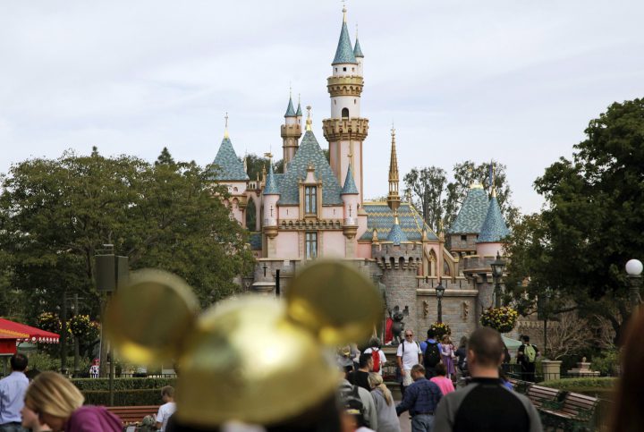 Jan. 22, 2015 file photo of Disneyland Resort in Anaheim, Calif. 