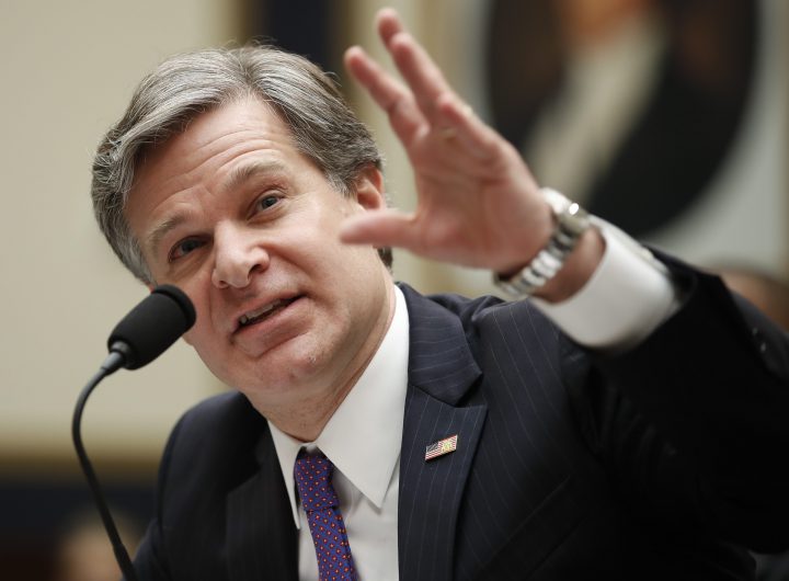 FBI Director Christopher Wray testifies during a House Judiciary hearing on Capitol Hill in Washington, Thursday, Dec. 7, 2017.