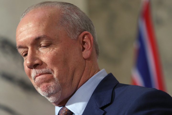 File photo. Premier John Horgan's brother Pat has passed away after battling lung cancer.