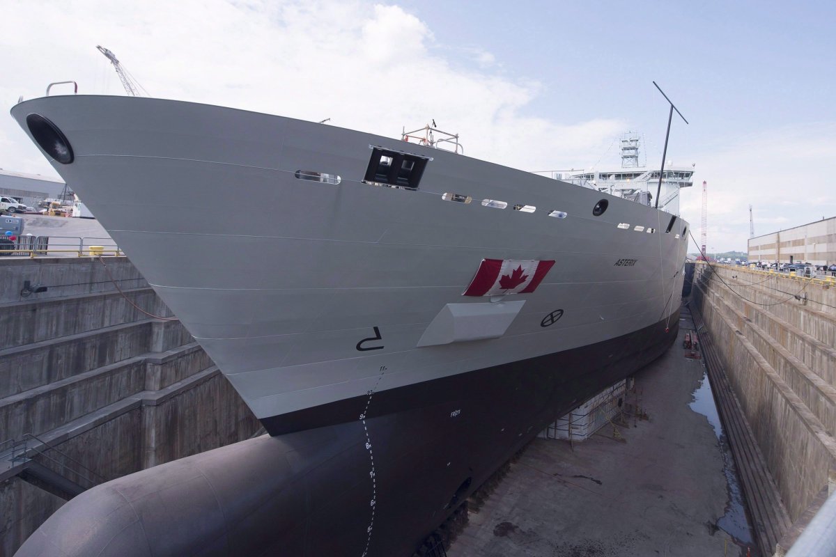 A coalition of people trying to save the Davie shipyard near Quebec City says more than 1,300 jobs are at risk if the federal government doesn't give the yard a contract for a second supply ship. 