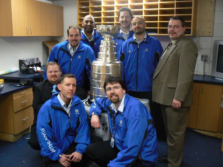 A photo taken at Northlands Coliseum during the Oilers’ 2006 playoff run.