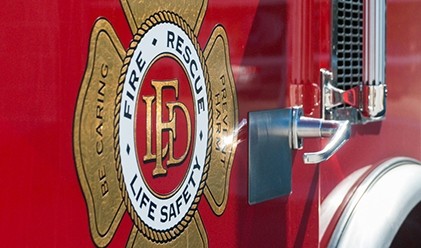 London fire crews responded to a blaze within a detached garage on Queens Avenue Monday morning.