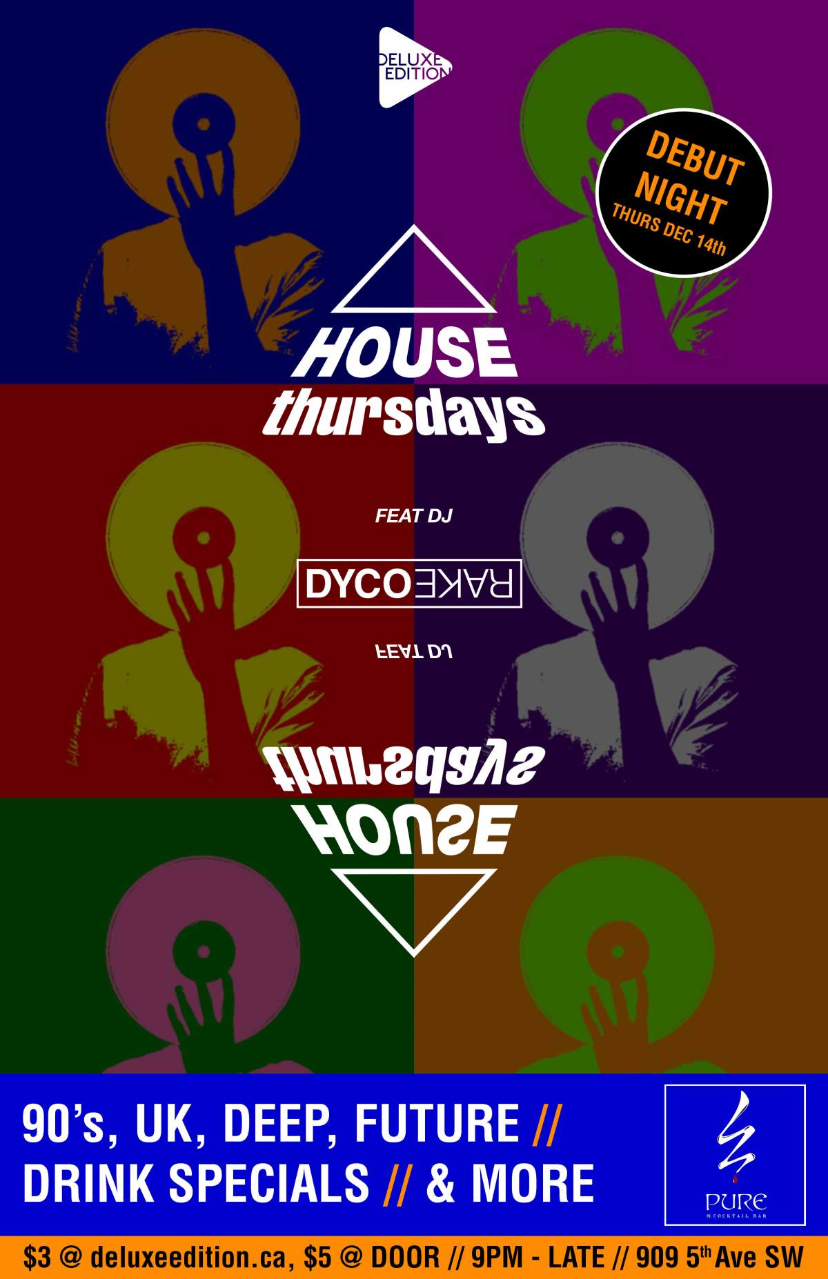 HOUSEthursdays @ PURE (DEBUT NIGHT DEC 14th) - image