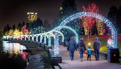 Lights at Lafarge Winter Lights Display, Jingle Bells Night - image