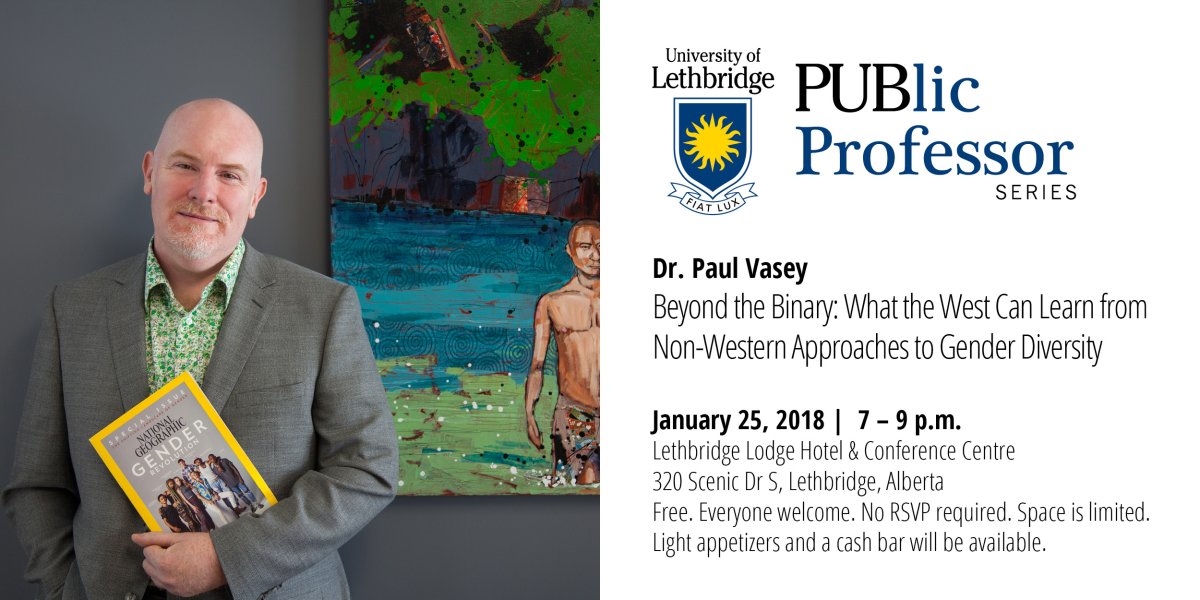 PUBlic Professor Series – Dr. Paul Vasey (Psychology) - image