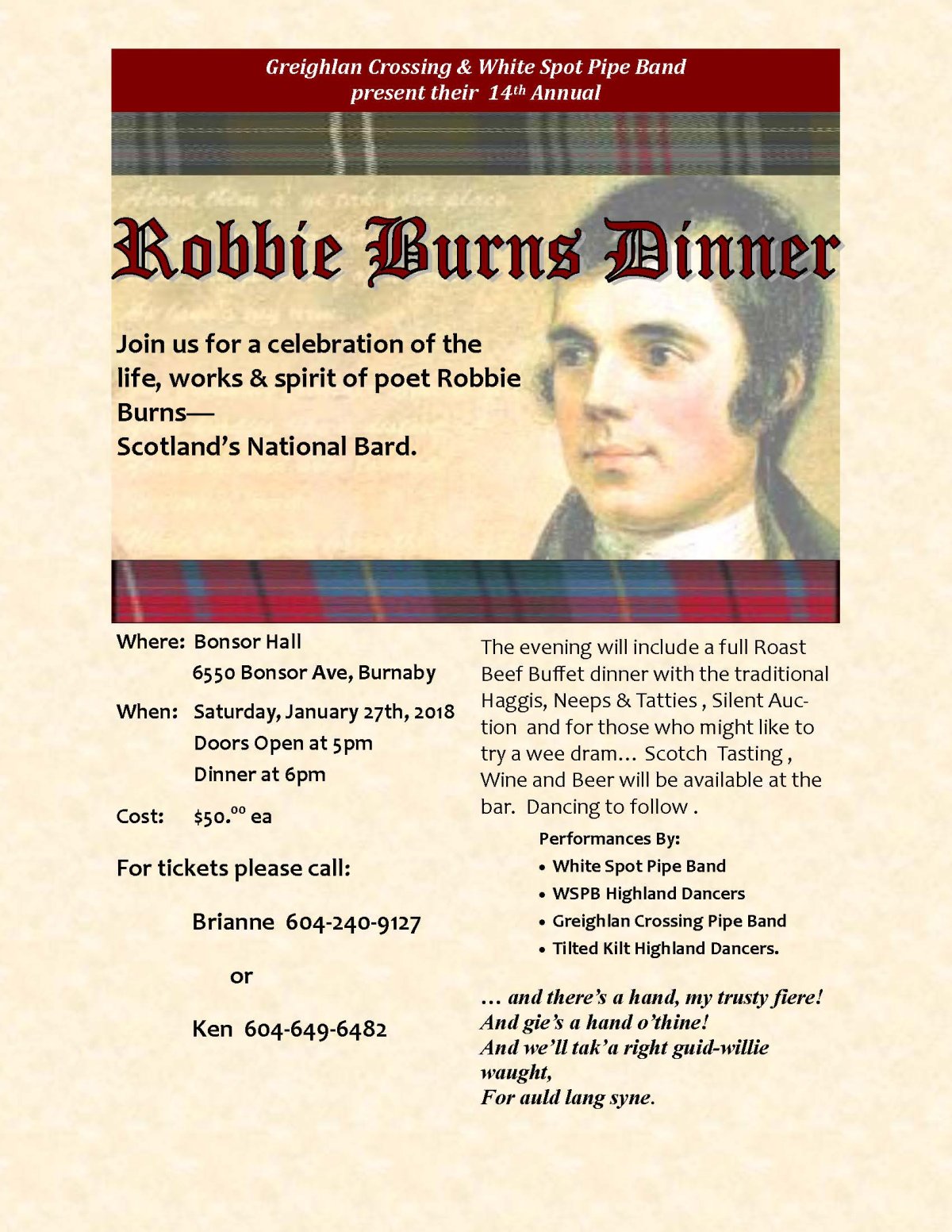 Robbie Burns Dinner - image