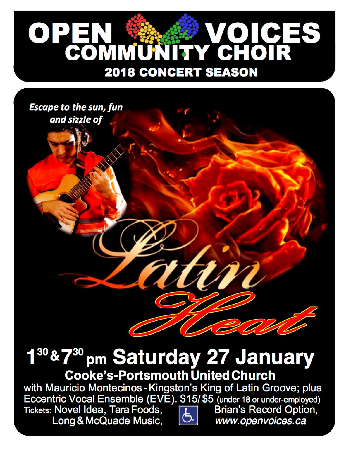 “Latin Heat” – Open Voices Community Choir, Mauricio Montecinos & EVE - image