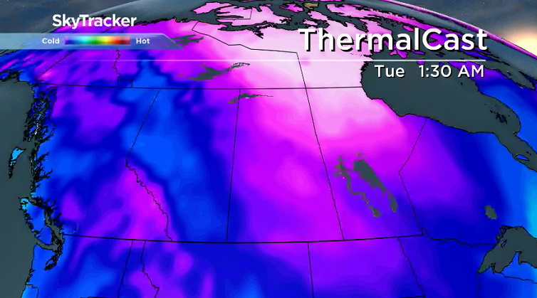 Arctic air slides back into central Saskatchewan to start the first full week of December.