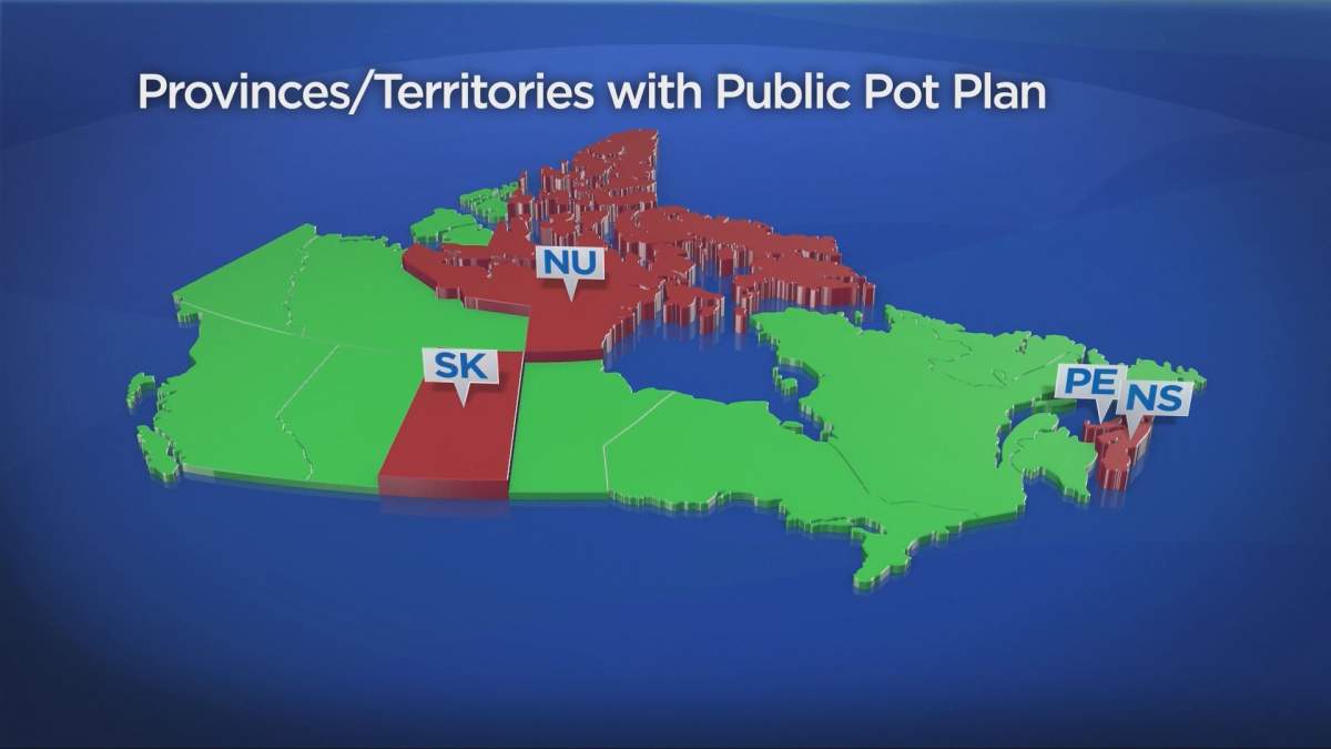 Saskatchewan, Nunavut, Nova Scoita and Prince Edward Island are the only Canadian jurisdictions that have not introduced marijuana regulations.
