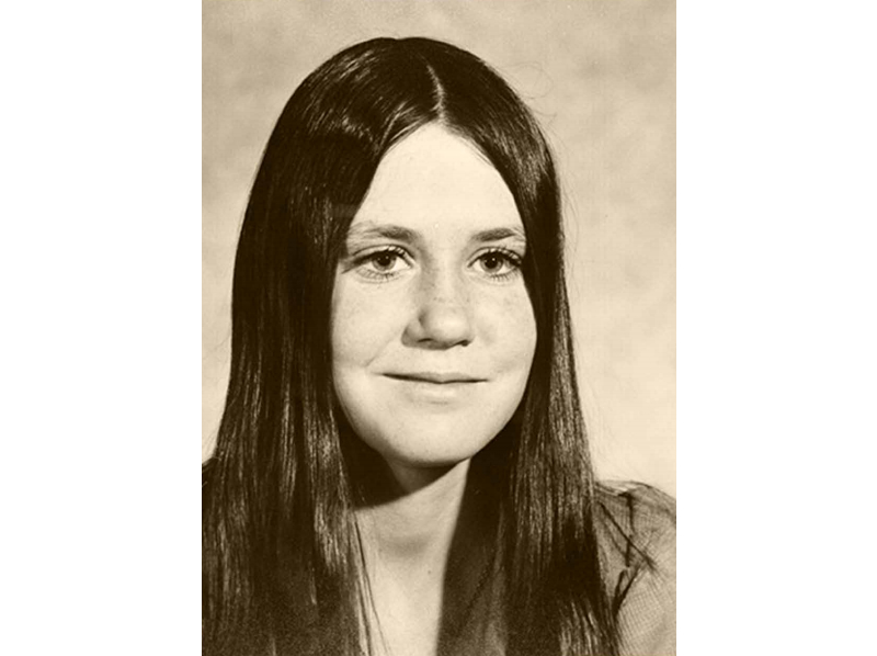 A photo of Karen Caughlin who was killed in 1974 when she was 14.
