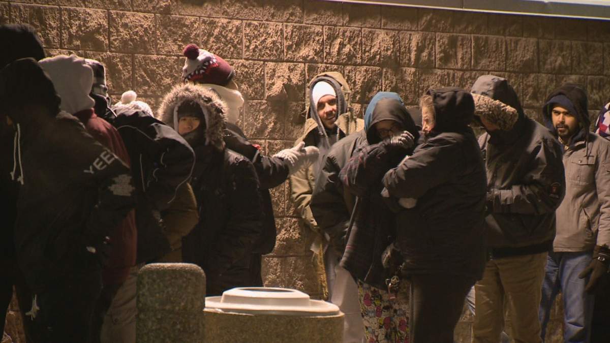 Shoppers lined up early at Best Buy to nab a deal on big-ticket electronics.